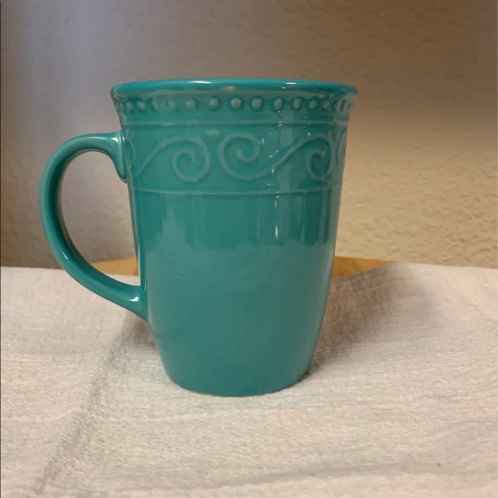 Turquoise coffee mug by Royal Norfolk
